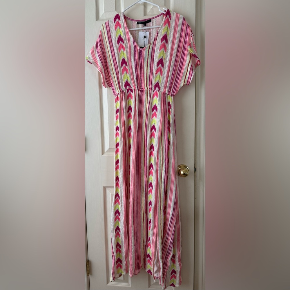 Pink and White Striped Maxi Dress
America & Beyond NWT